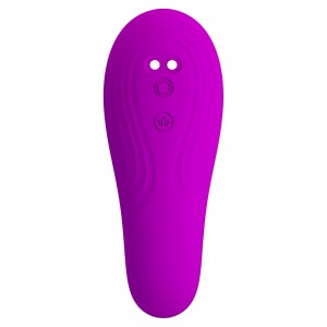 Nauty Stimulare Dublă 10 Vibrații Vaginale 7 Pulsații Clitoris Roz