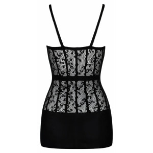 Neglijeu Damă Obsessive D605 Negru XL-2XL