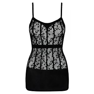 Neglijeu Damă Obsessive D605 Negru pe SexLab