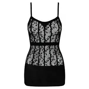 Neglijeu Damă Obsessive D605 Negru pe SexLab