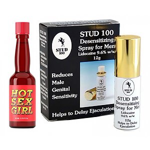 Pachet Spray Stud 100 Original Și Afrodisiac Hot Sex Girl 20ml pe SexLab