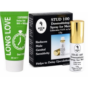 Pachet Spray Stud 100 Original Și Gel Ejaculare Precoce Long Love 50ml Pachet Spray Stud 100 Original Și Gel Ejaculare Precoce Long Love 50ml pe Sexlab.ro