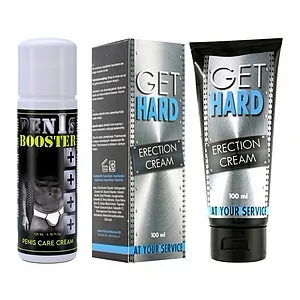 Pachet Cremă Erecție Get Hard + Cremă Potență Booster pe SexLab