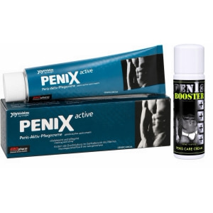 Pachet Cremă Pentru Potență Penis Booster 125ml + Cremă Pentru Potență Penix 75ml pe Sexlab.ro