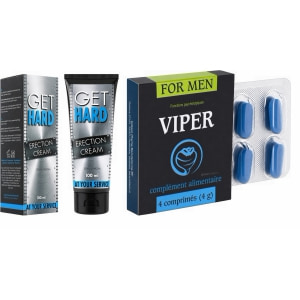 Pachet Cremă Get Hard + Pastile Viper FR 4 Pachet Cremă Get Hard + Pastile Viper FR 4 pe Sexlab.ro
