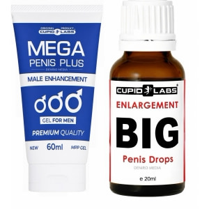 Pachet Picături Big Penis Drops 20ml Și Gel Mărire Penis Mega Penis Plus 65ml Pachet Picături Big Penis Drops 20ml Și Gel Mărire Penis Mega Penis Plus 65ml pe Sexlab.ro