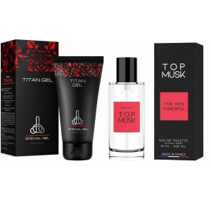 Pachet Cremă Titan Gel + Parfum Top Musk pe Sexlab.ro