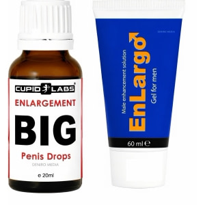 Pachet Picături Big Penis Drops 20ml + Cremă Mărirea Penisului Enlargo 100ml Pachet Picături Big Penis Drops 20ml + Cremă Mărirea Penisului Enlargo 100ml pe Sexlab.ro