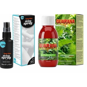 Pachet Spray HOT Delay 50 ml + Afrodisiac Guarana ZN Special 100ml Pachet Spray HOT Delay 50 ml + Afrodisiac Guarana ZN Special 100ml pe Sexlab.ro
