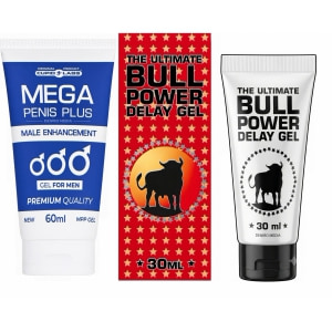 Pachet Gel Mărire Penis Mega Penis Plus 65ml Și Gel Ejaculare Prematură Bull Power Delay 30ml Pachet Gel Mărire Penis Mega Penis Plus 65ml Și Gel Ejaculare Prematură Bull Power Delay 30ml pe Sexlab.ro