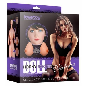 Papusa Gonflabila Silicone Super Boobie Lovetoy Papusa Gonflabila Cu Sani Siliconici Ajustabili Pret