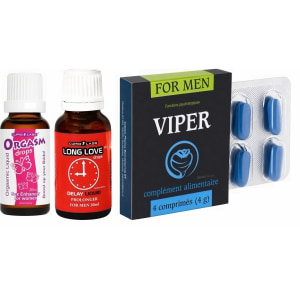 Pachet Pasiune Max: Kit 3-în-1 pentru nopți intense pe Sexlab.ro