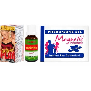 Pachet Atracție Max: Kit Feromoni + Energie Pachet Atracție Max: Kit Feromoni + Energie pe Sexlab.ro