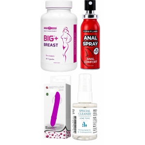 Kit Seducător: Volum, Confort Anal și Vibrații Kit Seducător: Volum, Confort Anal și Vibrații pe Sexlab.ro
