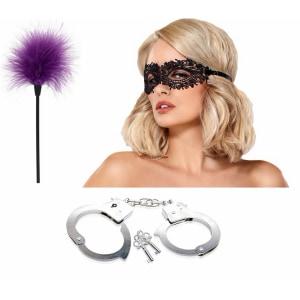 Set Seducție Intensă: Pene, Mister și Control Set Seducție Intensă: Pene, Mister și Control pe Sexlab.ro