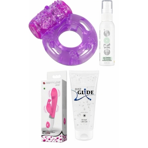 Set Complet Plăcere: Kit Vibrant, Lubrifiant și Igienă pe Sexlab.ro