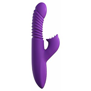 Vibrator Rabbit Thrusting Clitoris Mov pe SexLab