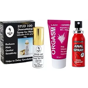 Pachet Plăcere Extinsă: Kit 3-în-1 Control Și Intensitate pe SexLab