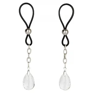 Non-Piercing Nipple Jewelry Negru pe SexLab