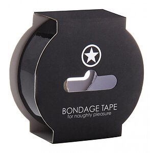 Non Sticky Bondage Tape 17.5m Negru Non Sticky Bondage Tape 17.5m Negru pe Sexlab.ro