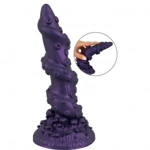 Octopus Prime — Dildo Din silicon Lichid, Ventuză 20.2 cm Mov pe Sexlab.ro