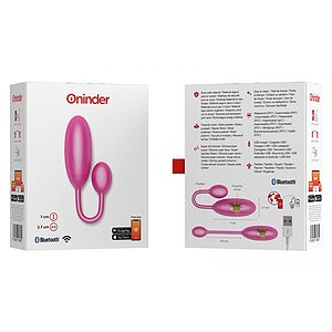 ONINDER Denver Vibrating Egg Roz, Moduri, Reîncărcabil