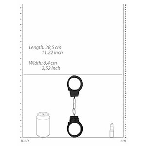 Ouch Beginners Handcuffs Negru