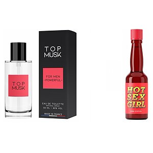 Pachet Afrodisiac Hot Sex Girl + Parfum Feromoni Top Musk 75ml pe SexLab