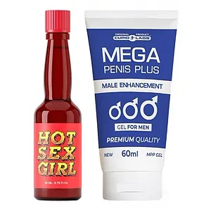 Pachet Afrodisiac Hot Sex Girl 20ml Și Gel Mărire Penis Mega Penis Plus 65ml pe SexLab