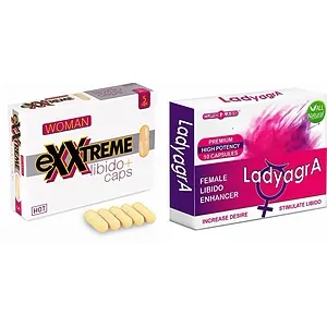 Pachet Capsule Femei eXXtreme Libido Afrodisiac 5buc + Pastile Libido Ladyagra 10buc Pachet Capsule Femei eXXtreme Libido Afrodisiac 5buc + Pastile Libido Ladyagra 10buc pe SexLab