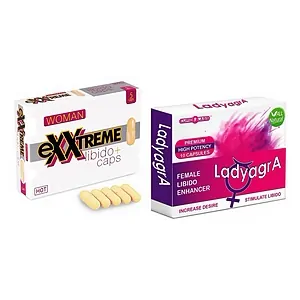 Pachet Capsule Femei eXXtreme Libido Afrodisiac + Pastile Libido Ladyagra pe SexLab