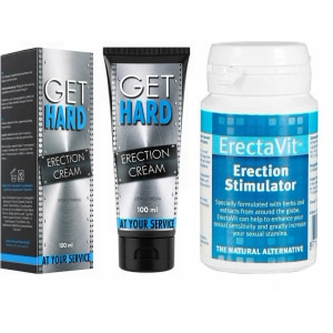 Pachet Cremă Erecție Get Hard + Pastile Erecție ErectaVit 15 capsule Pachet Cremă Erecție Get Hard + Pastile Erecție ErectaVit 15 capsule pe Sexlab.ro