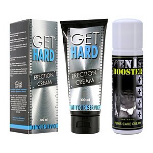 Pachet Cremă Erecție Get Hard + Cremă Potență Booster pe SexLab