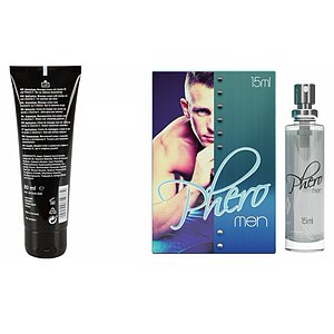 Pachet Cremă Erecție Penis XXL + Parfum cu Feromoni Pheromen 15ml pe SexLab