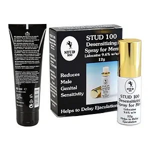 Pachet Cremă Erecție Penis XXL 80ml + Spray Stud 100 Original pe SexLab
