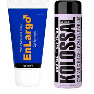 Pachet Cremă Mărirea Penisului Enlargo 100ml + Cremă Mărire Penis Kolossal 200ml Pachet Cremă Mărirea Penisului Enlargo 100ml + Cremă Mărire Penis Kolossal 200ml pe Sexlab.ro
