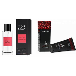 Pachet Cremă Titan Gel + Parfum Top Musk pe SexLab