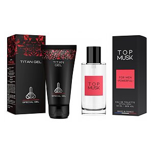 Pachet Cremă Titan Gel + Parfum Top Musk pe SexLab