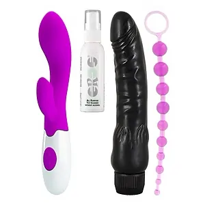 Pachet Intens: Duo Vibrant, Bile Anale și Igienă Pachet Intens: Duo Vibrant, Bile Anale și Igienă pe SexLab