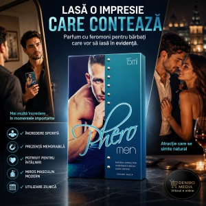 Pachet Parfum cu Feromoni Pheromen 15ml Și Gel Mărire Penis Mega Penis Plus 65ml