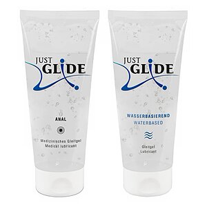 Pachet Lubrifiant Just Glide Anal 200ml + Lubrifiant Just Glide Waterbased 200ml pe SexLab