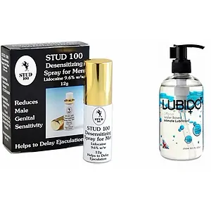 Pachet Lubrifiant Lubido + Spray Stud 100 Original pe SexLab