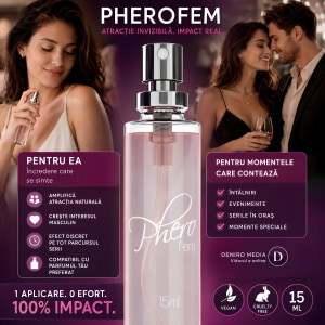Pachet Parfum Feromoni PheroFem + Picături Afrodisiace Spanish Fly