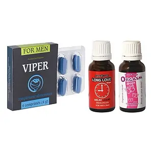 Pachet Pasiune Max: Kit 3-în-1 pentru nopți intense Pachet Pasiune Max: Kit 3-în-1 pentru nopți intense pe SexLab