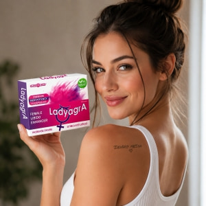 Pachet Pastile Libido Ladyagra 10capsule + Gel Ejaculare Precoce Long Love 50ml