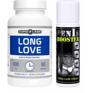 Pachet Pastile Long Love + Cremă Penis Booster Pachet Pastile Long Love + Cremă Penis Booster pe Sexlab.ro