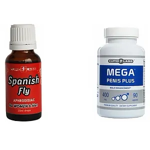 Pachet Pastile Marirea Penisului Mega Penis Plus 90buc + Picaturi Afrodisiace Spanish Fly 20ml Pachet Pastile Marirea Penisului Mega Penis Plus 90buc + Picaturi Afrodisiace Spanish Fly 20ml pe SexLab