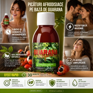 Pachet Picături Afrodisiace Spanish Fly 20ml + Afrodisiac Guarana ZN Special 100ml
