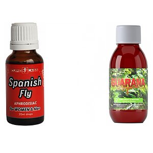 Pachet Picaturi Afrodisiace Spanish Fly 20ml + Afrodisiac Guarana ZN Special 100ml pe SexLab