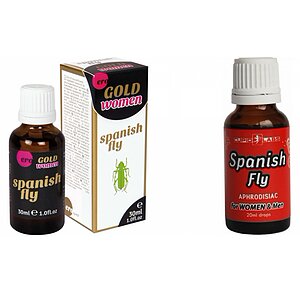 Pachet Picaturi Afrodisiace Spanish Fly 20ml + Afrodisiac Spanish Fly Strong Gold Women 30ml pe SexLab